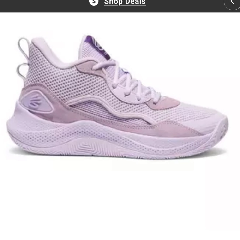 Under Armour Curry Lilac Basketball Sneakers
